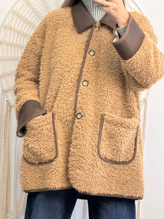 Veste épaisse camel TU 44/50