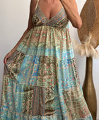 Robe en soie à bretelles