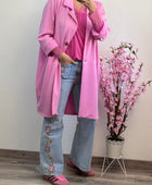 Jean Wide Leg brodé fleurs