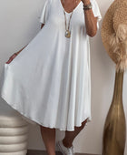 Robe d’été évasée blanche TU 40/48