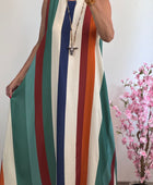Robe longue Clara multicolore
