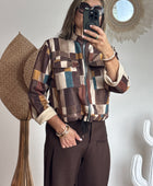 Veste Ambre marron