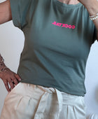 Teeshirt cocktail kaki
