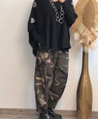Pantalon loose camouflage