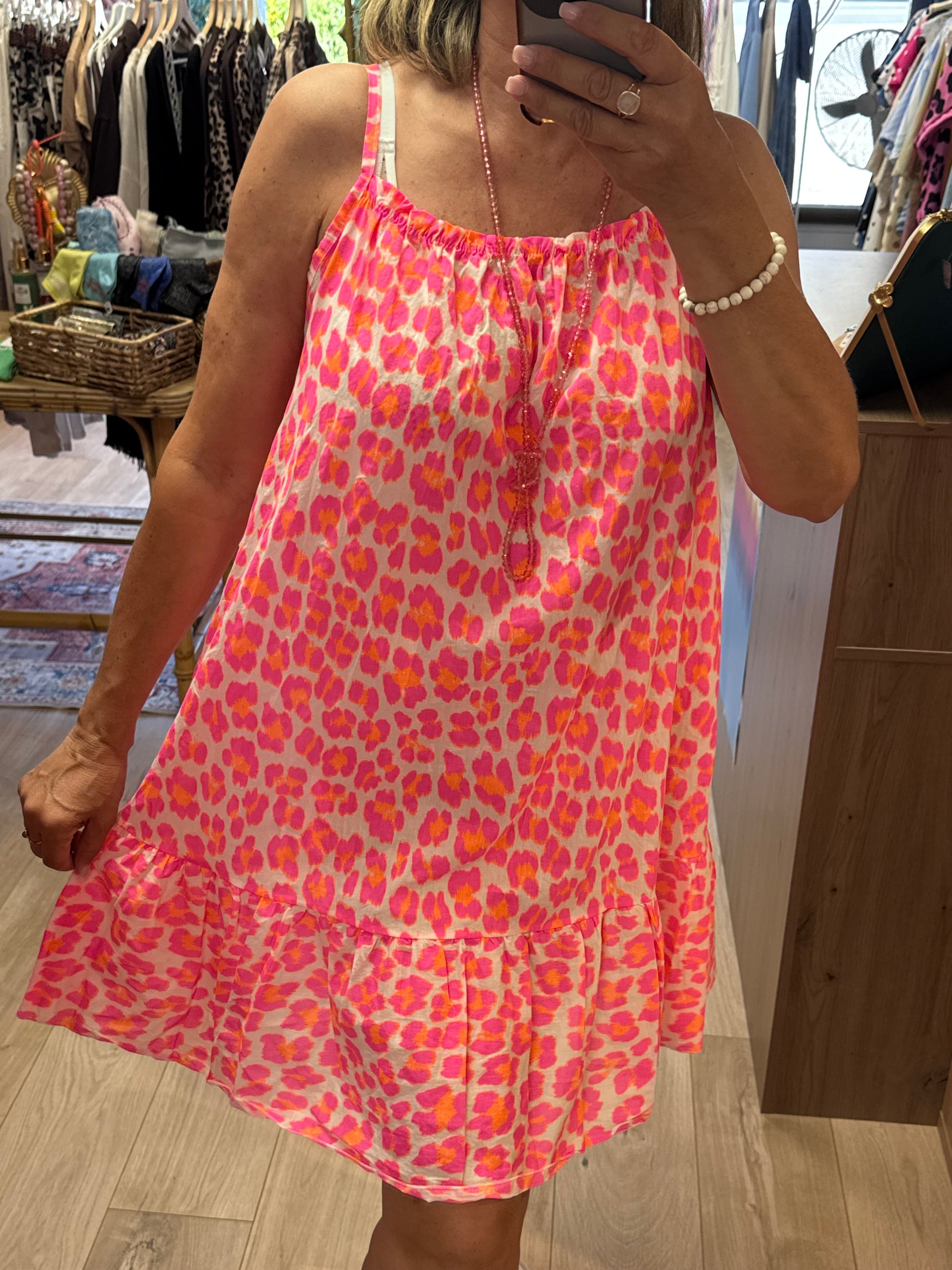 Robe d’été en coton multiples imprimés du 1 au 9