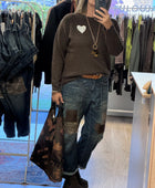 Jeans boy friend patchs