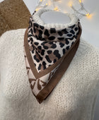 Carré foulard Léo 2 imprimés