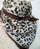 Carré foulard Léo 2 imprimés