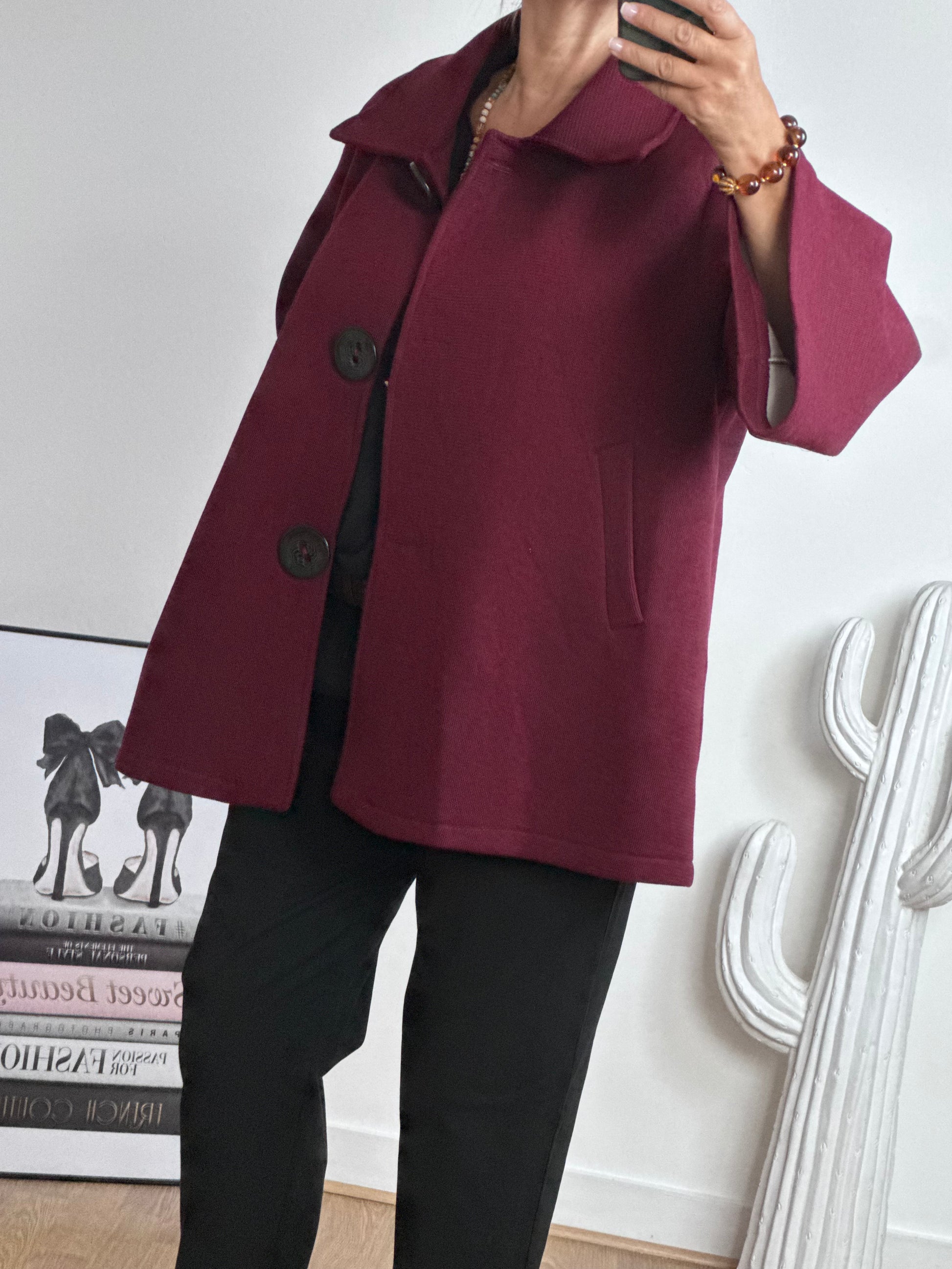 Veste Kennedy bordeaux TU 40/50