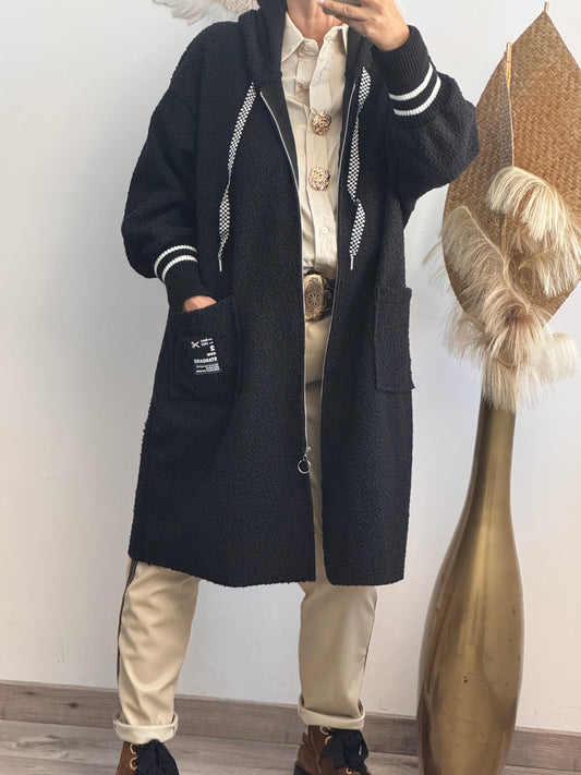 Manteau Octave noir