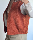 Veste sans manches terracotta