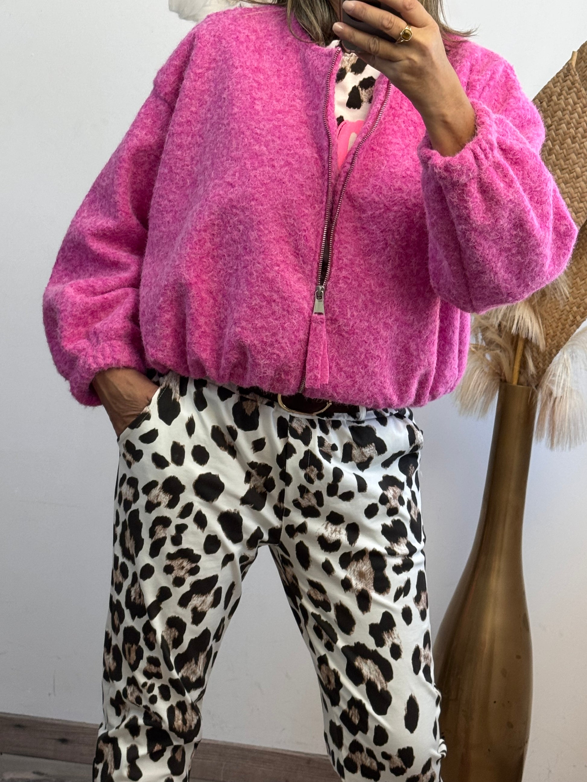 Blouson rose fuchsia TU 40/46