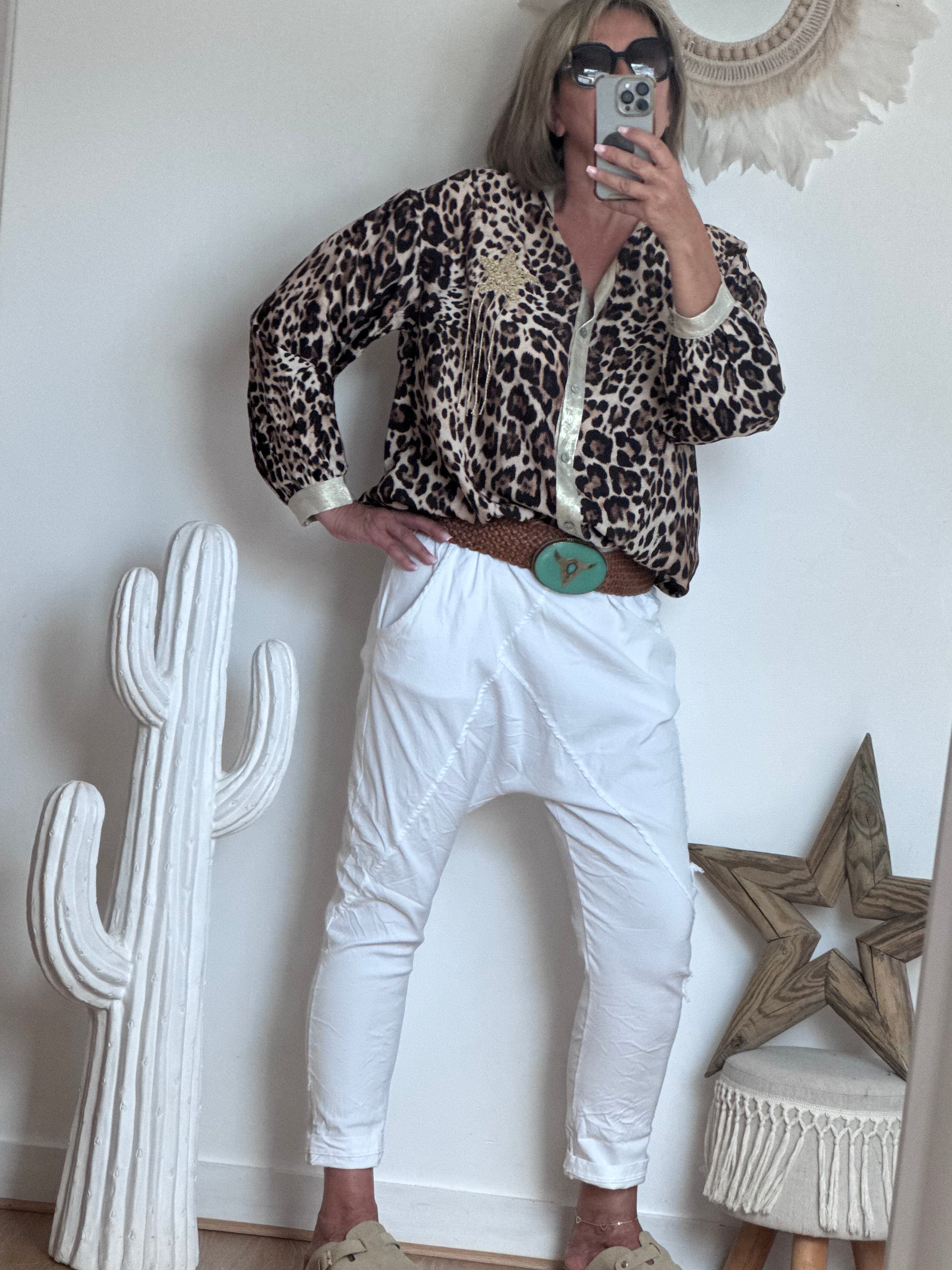 Pantalon saroual blanc OK !