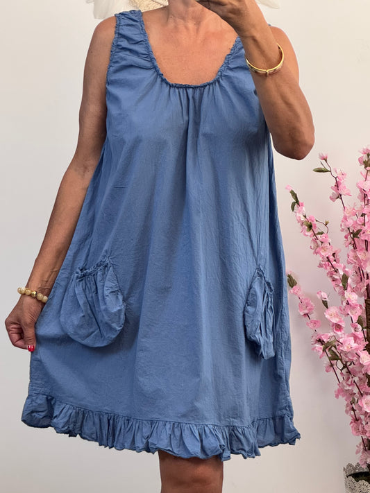 Robe d’été bleue