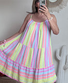 Robe d’été fond bleu