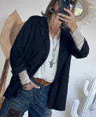 Veste blazer casuel noir TU 40/48