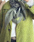 Manteau vert pistache