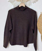 Pull maille col cheminé