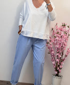 Pantalon Sacha bleu ciel TU 42/50