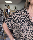 Robe teeshirt mix Léo et zèbre