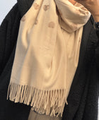 Écharpe beige love