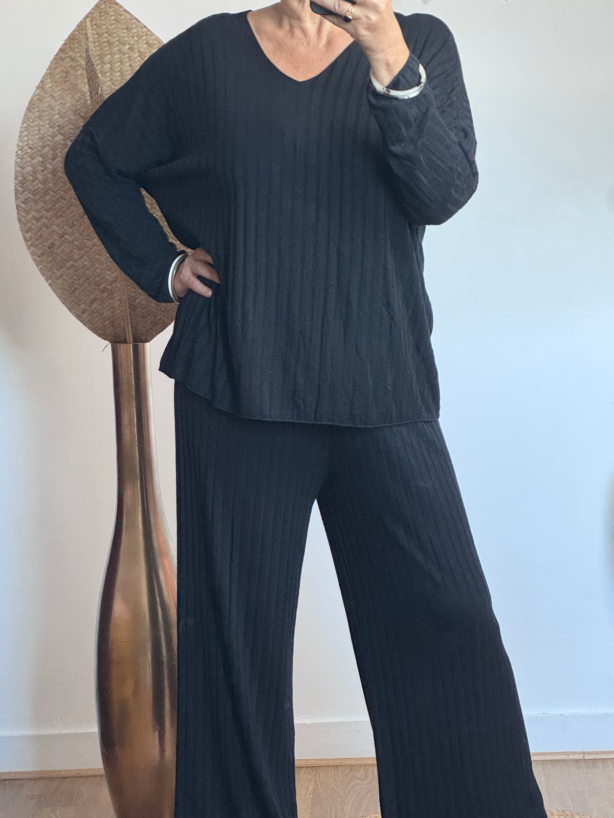 Ensemble cocooning noir