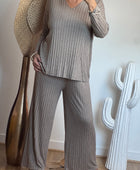 Ensemble cocooning taupe