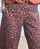 Pantalon confort Léo terracotta TU 38/46