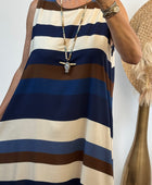 Robe longue Clara Marine