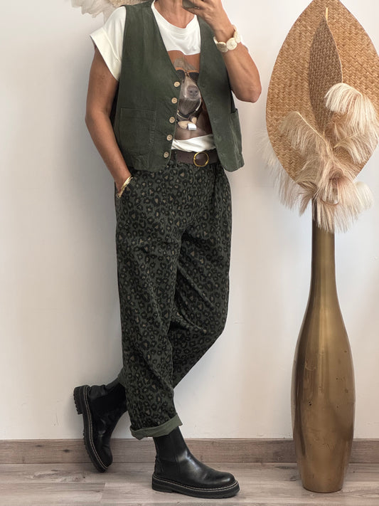 Pantalon Tiago kaki