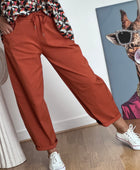Pantalon Nino terracotta