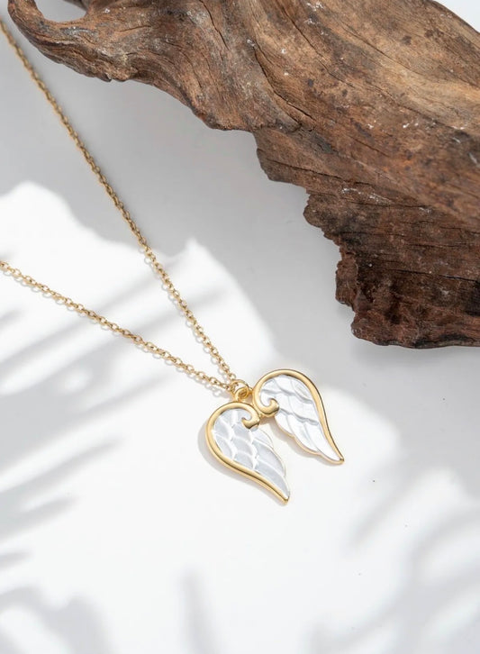Collier pendentif ailes d’ange