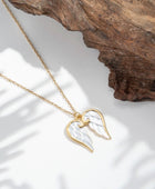 Collier pendentif ailes d’ange