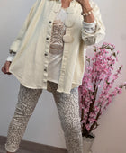 Veste Nina jeans crème