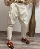 Pantalon baggy crème TU 38/46