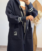 Manteau Octave marine
