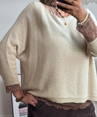 Pull Oscar beige