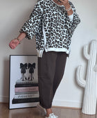 Sweat-Shirt oversize Léo blanc TU 37/50