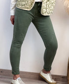 Pantalon jeans skinny kaki