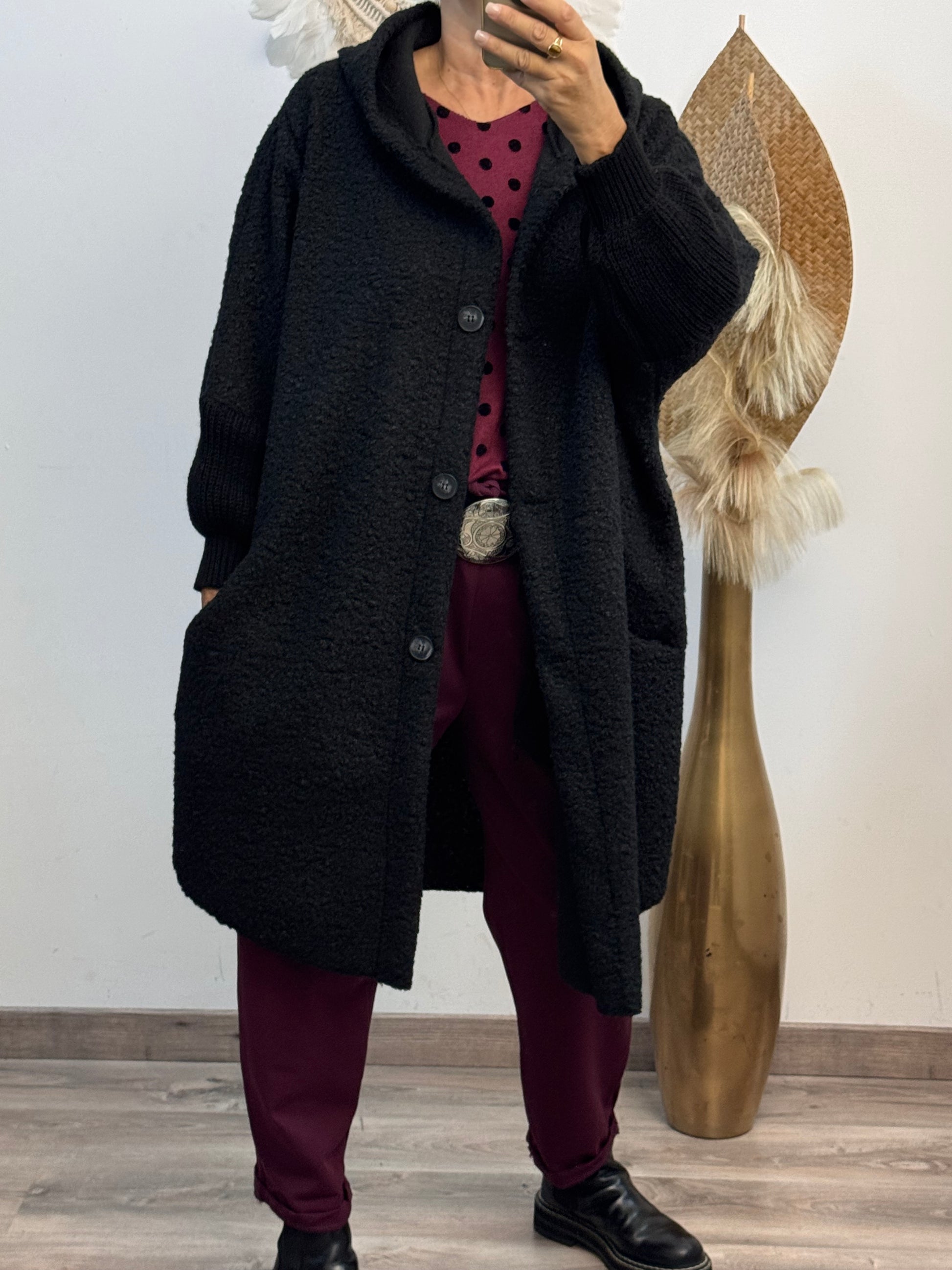 Manteau Marceau noir
