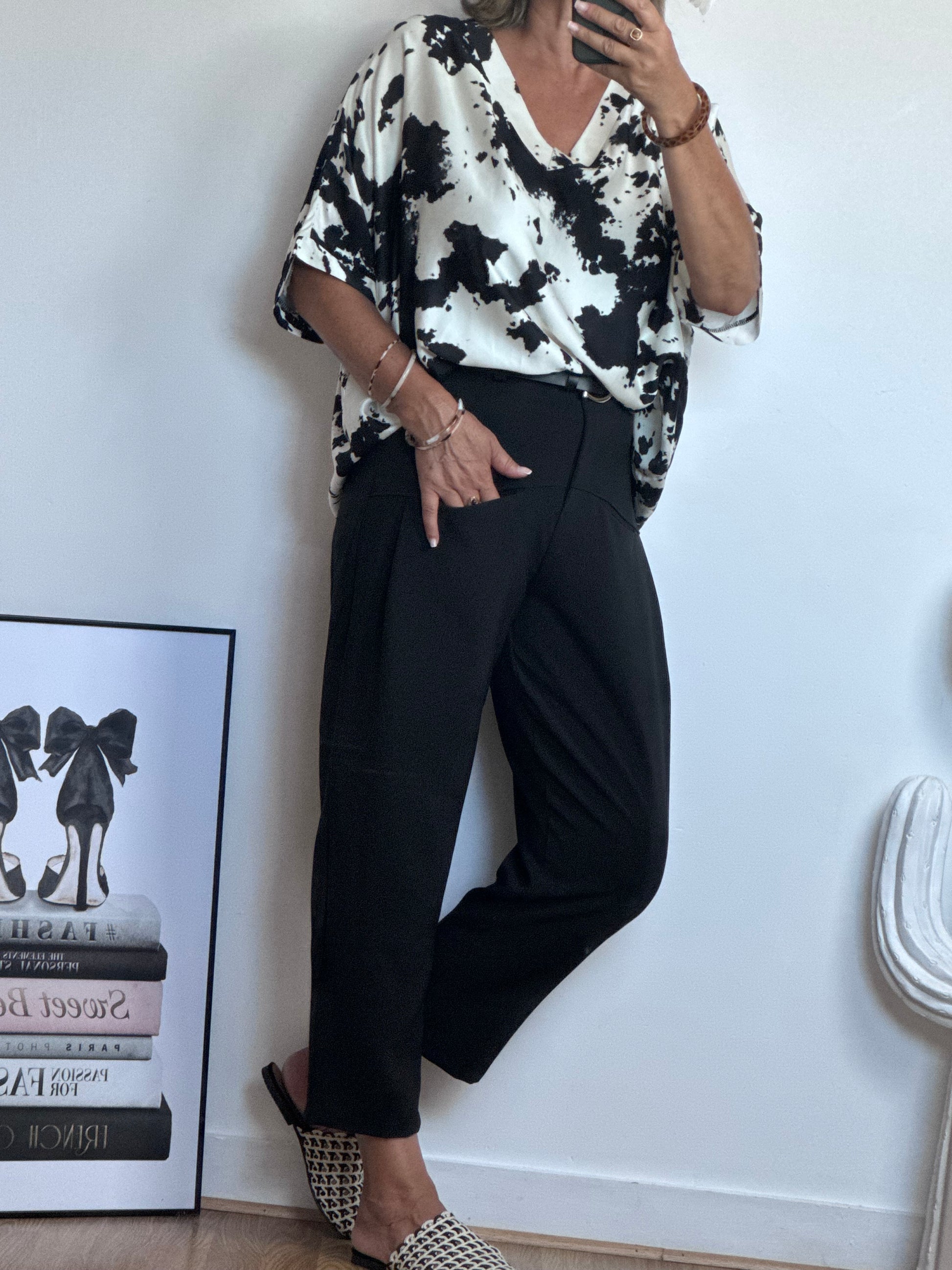 Pantalon Gabriel noir TU 36/42
