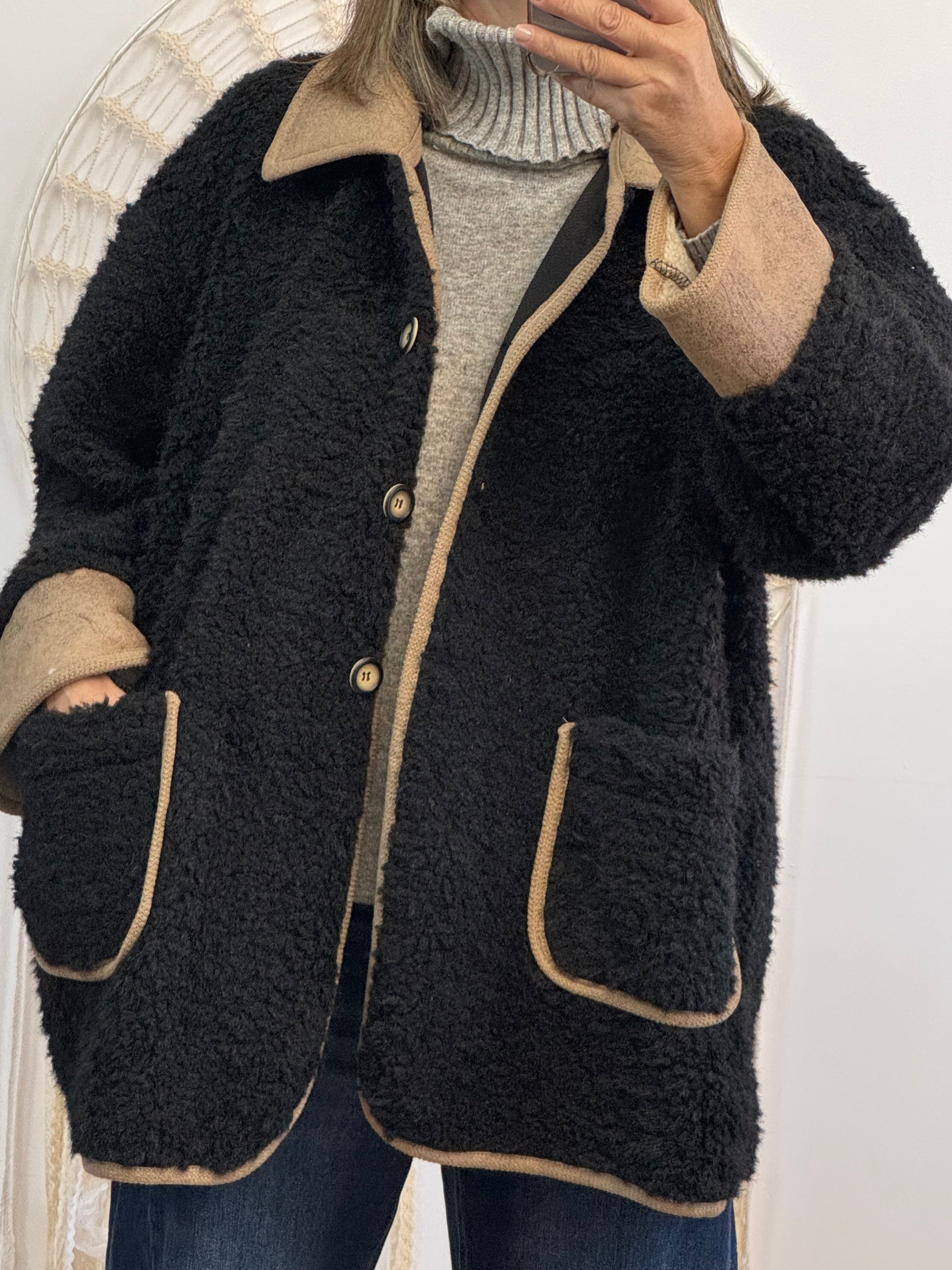 Veste épaisse noire TU 44/50