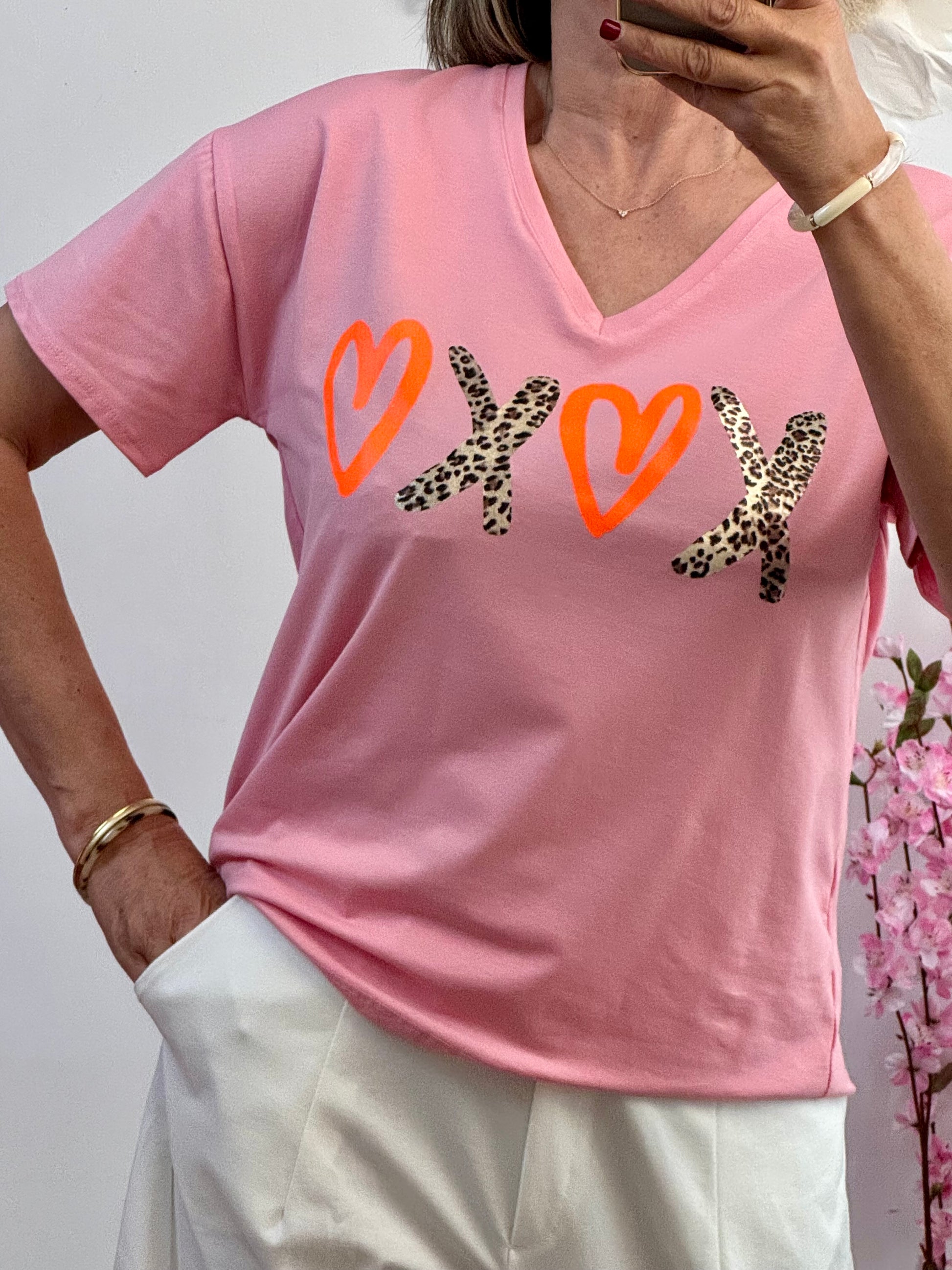 Teeshirt rose X🧡X🧡