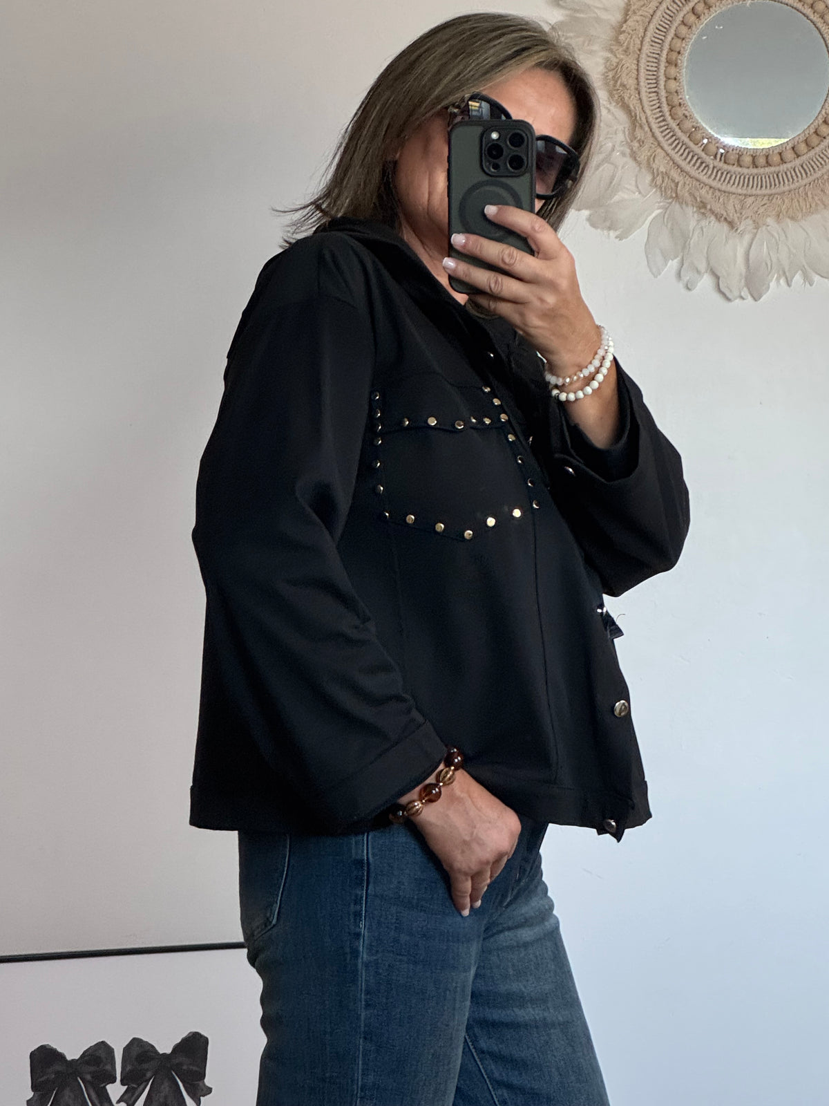 Veste casuel Gold noir