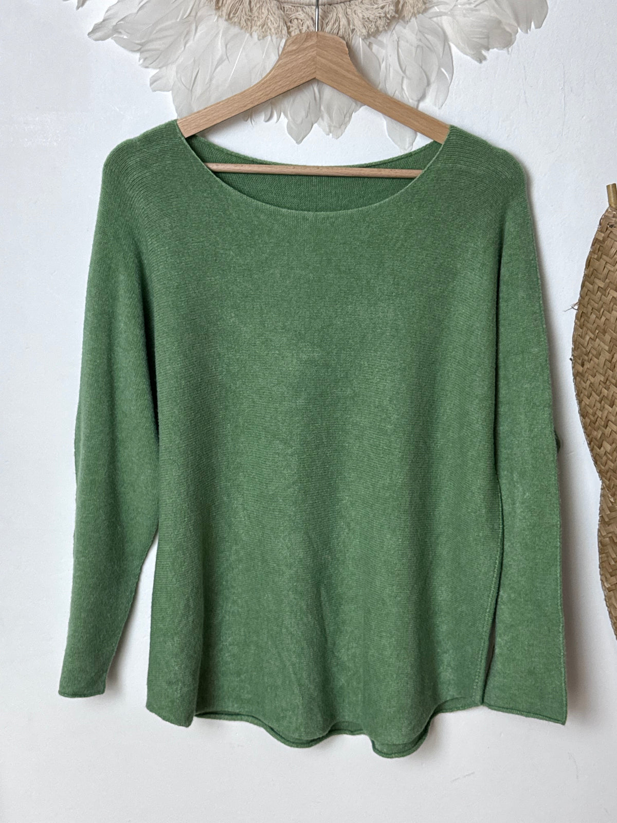 Pull maille col rond
