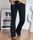Jeans flare noir