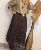 Jupe tulle marron TU 38/46