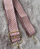 Sangle ou bandoulière pour sac à main bleue