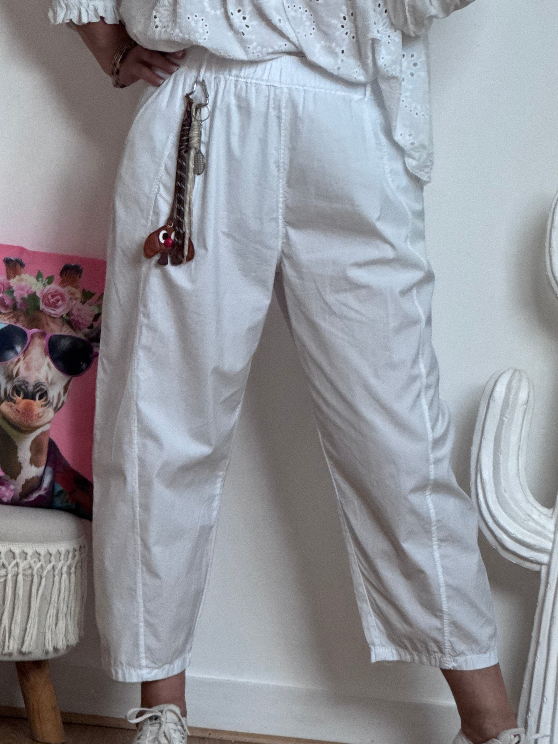 Pantalon blanc balloon TU 36/42