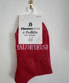 Chaussettes pailletées talentueuse